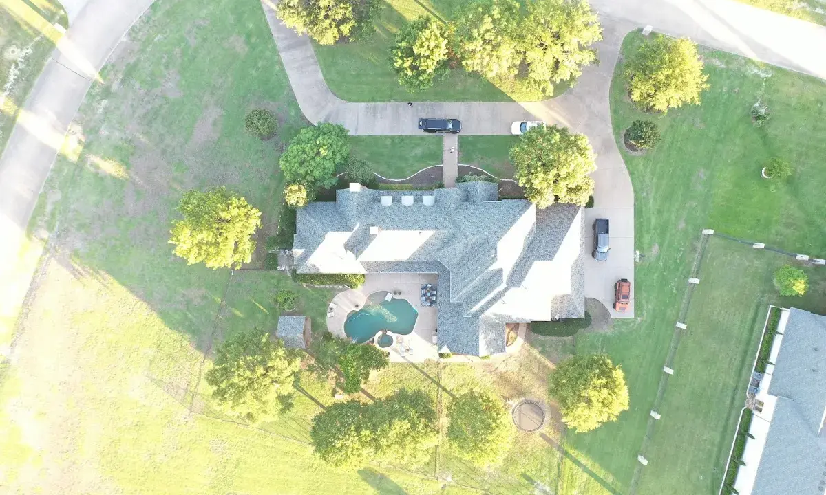 New shingle roof installation on a home in Timberlane